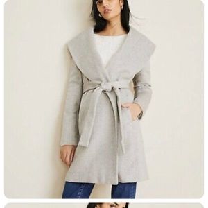 Ann Taylor Wrap Coat (Size XS Petite)